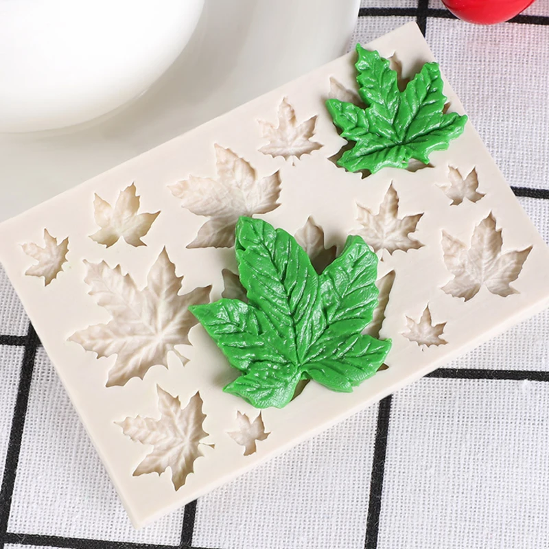 1 шт. 3D силиконовая форма для выпечки, сделай САМ, Бабочка, форма для кленовых листьев, Шоколадная помадка, Инструмент для украшения торта, Термостойкость