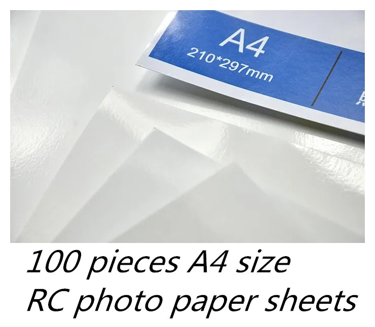 100 штук глянцевой замшевой фотобумаги формата А4 для печати фотографий с высоким разрешением
