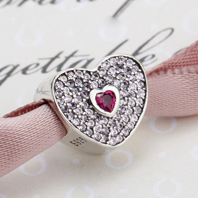 2019 Очаровательные подвески подходят к оригинальному браслету и ожерелью из стерлингового серебра 925 пробы, необычным розовым фианитам для женщин и девочек в подарок