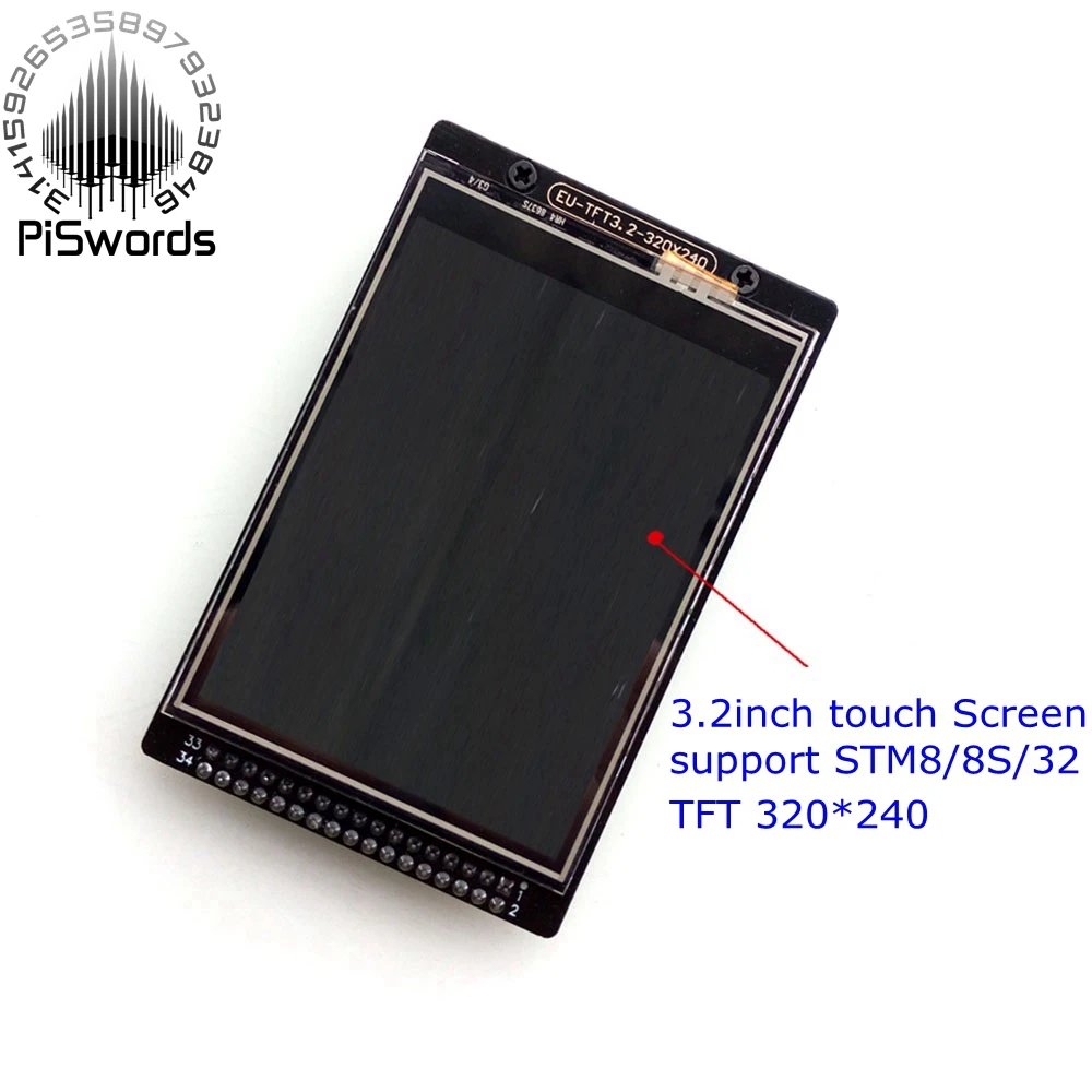 3,2-дюймовый цветной сенсорный модуль TFT с параллельным ЖК-дисплеем с драйвером ILI9341 STM32 STM8 STM8S