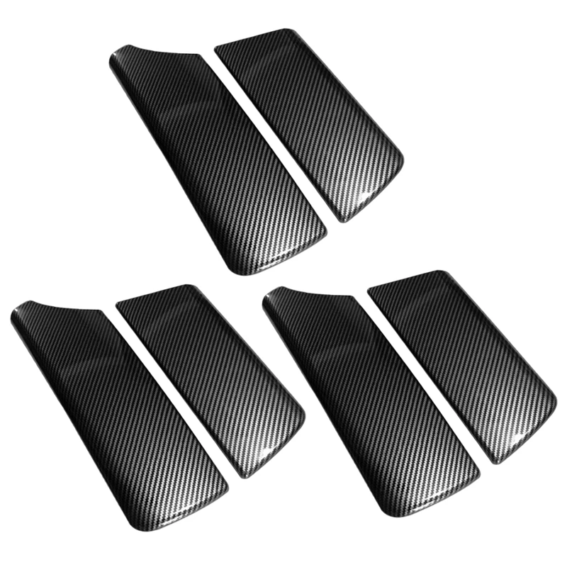 3X Для -BMW 5 Series F10 2011-2016, Карбоновые крышки центрального подлокотника из углеродного волокна, Коробка для консоли, Коробка для хранения, накладка