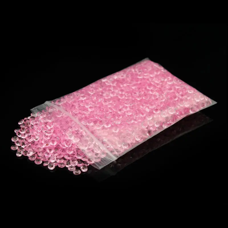 800 шт./лот, свадебные украшения 4,5 мм, розовые акриловые россыпи конфетти с бриллиантами, прозрачные кристаллы, принадлежности для вечеринок