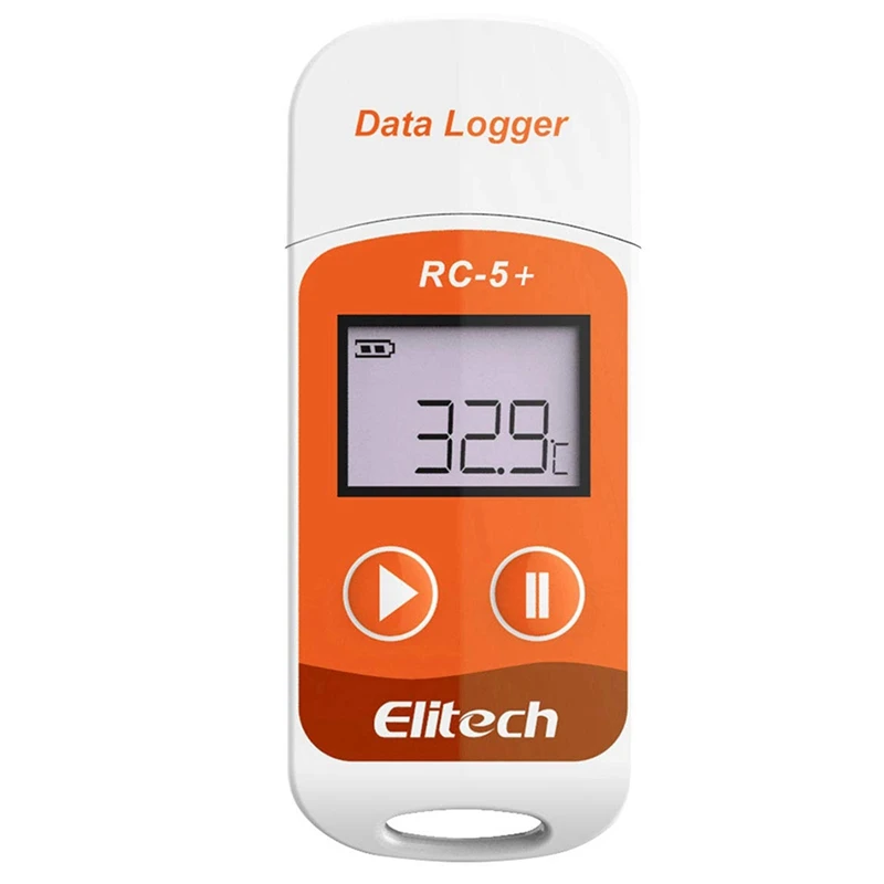 Elitech 3X RC-5 + PDF USB Регистратор Температурных Данных Многоразовый Регистратор 32000 Точек Для Охлаждения, Транспортировки По Холодовой Цепи