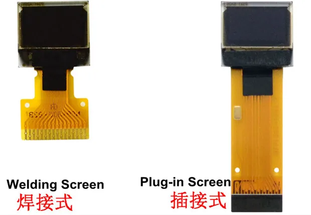 IPS 0,42 дюйма 16PIN SPI Белый PM OLED-Экран SSD1306 SSD1315 Привод IC I2C Интерфейс 72 *40