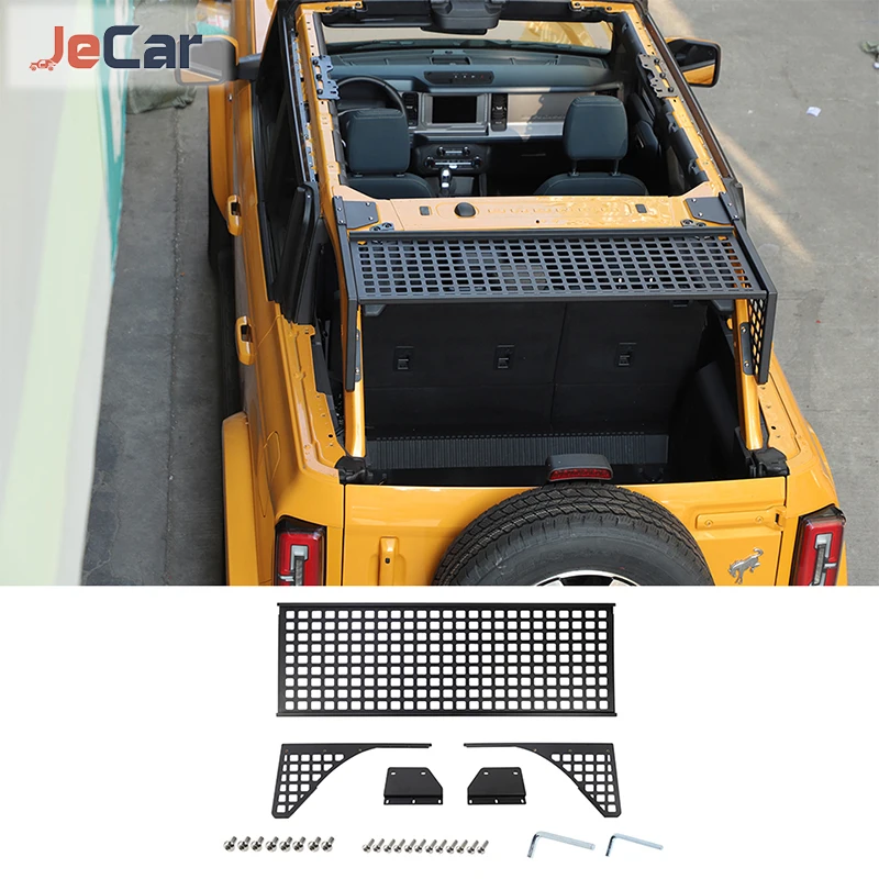 JeCar, Автомобильный багажник, Расширенная Комбинированная стойка, Органайзер для багажа, полка-Органайзер, Аксессуары для Ford Bronco 2021 up 4 Door