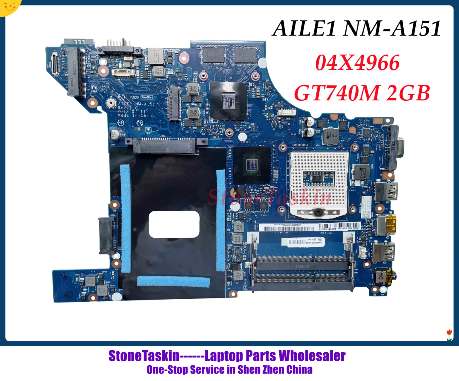StoneTaskin AILE1 NM-A151 для Lenovo Thinkpad E440 Материнская плата ноутбука FRU 04X4966 04X4795 PGA947 GT740M 2G DDR3