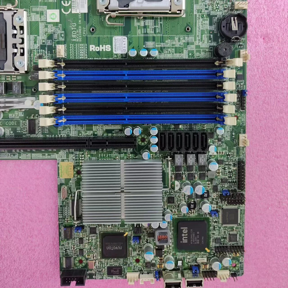 X8DTU для материнской платы сервера Supermicro Процессор Xeon 5600/5500 серии 82576 Двухпортовый контроллер Gigabit Ethernet