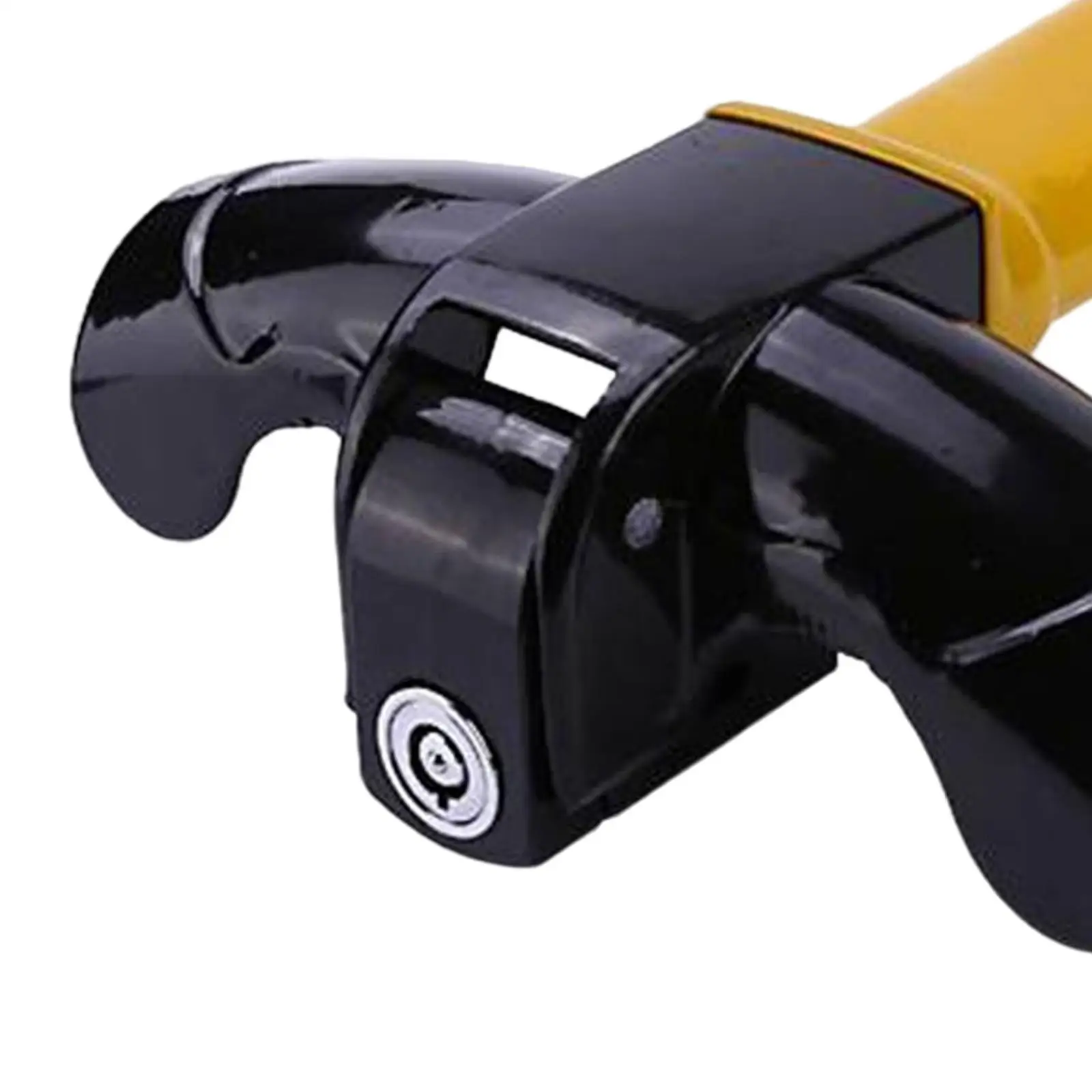 Автомобильный инструмент для блокировки рулевого колеса Защитный замок Изогнутая ручка Прочная с 2-мя ключами Универсальная для автомобилей-фургонов