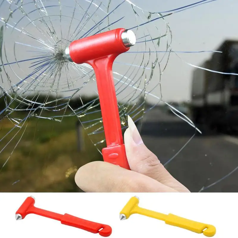 Автомобильный молоток безопасности, автоматический аварийный выключатель стекол, резак для ремней безопасности, незаменимый инструмент для эвакуации автомобиля 2 в 1, автомобильные аксессуары