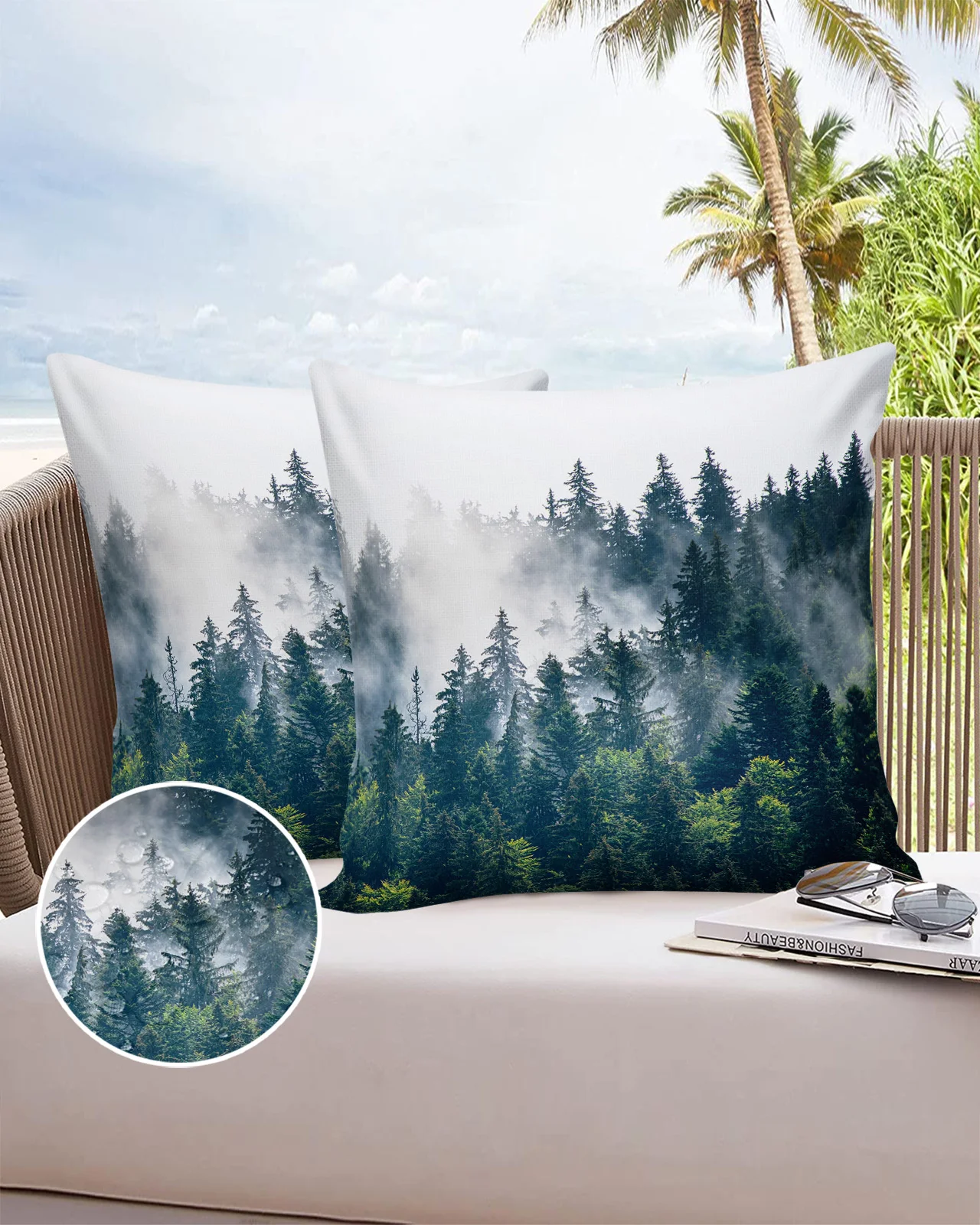 Водонепроницаемая наволочка Forest Tree Simplicity для домашнего дивана, офиса, наволочки для автомобильных подушек, домашнего декора