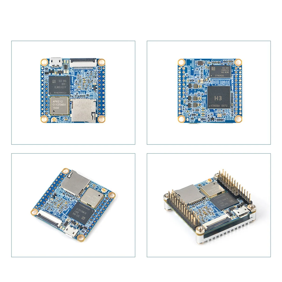 Для NanoPi NEO Air Development Board + Плата расширения + Комплект датчиков 512 МБ + 8 ГБ EMMC WiFi + BT Run UbuntuCore (штепсельная вилка США)