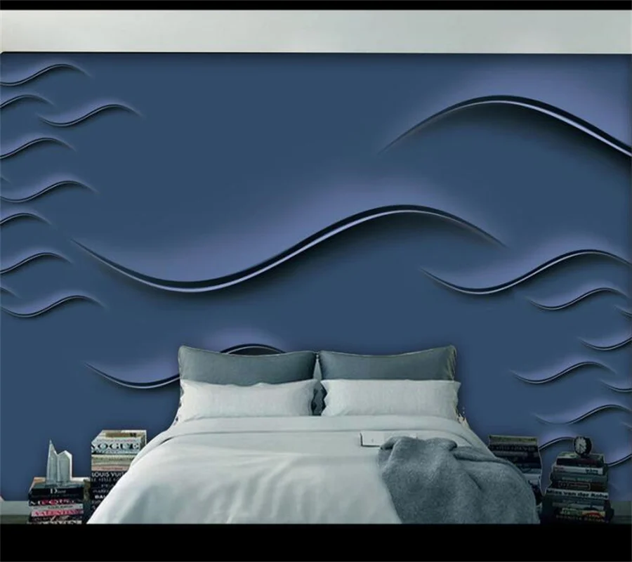 индивидуальные большие настенные обои wellyu простой фон с 3D тиснением фоновые обои для гостиной спальни