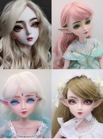 Индивидуальные куклы BJD, кукла-Эльф, пластиковая кукла DIY, 24 шарнира, шаровой шарнир, кукла 58 см