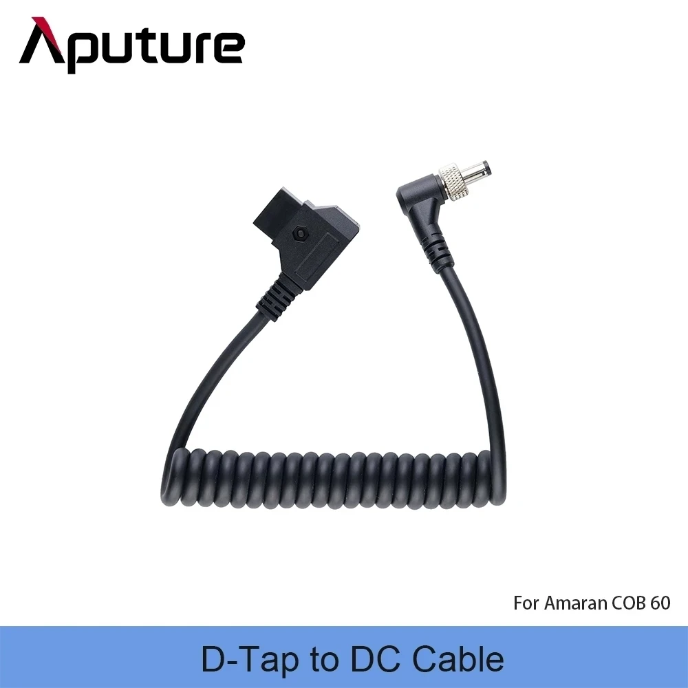 Кабель Aputure D-tap к постоянному току для Aputure Amaran Cob 60D 60X LIGHT STORM LS 60D 60X Video Light мощностью 60 Вт
