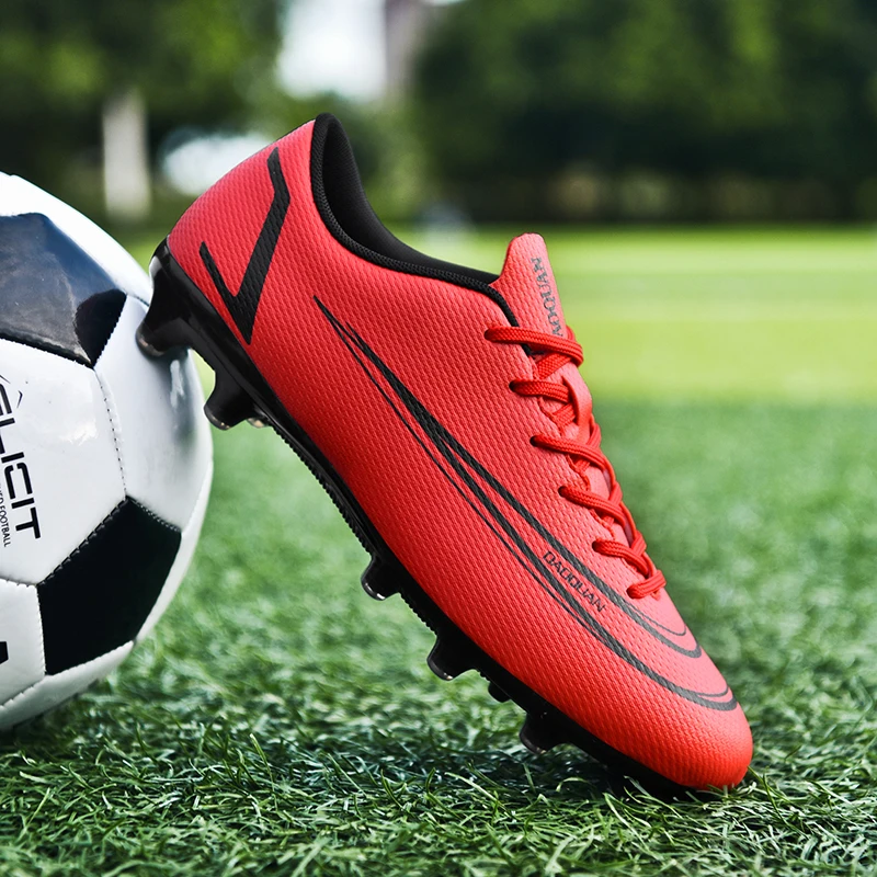 Качественные футбольные бутсы Messi, прочная легкая футбольная обувь с низким берцем, удобные тренировочные кроссовки для футзала, Оптовая продажа, 32-47 размер
