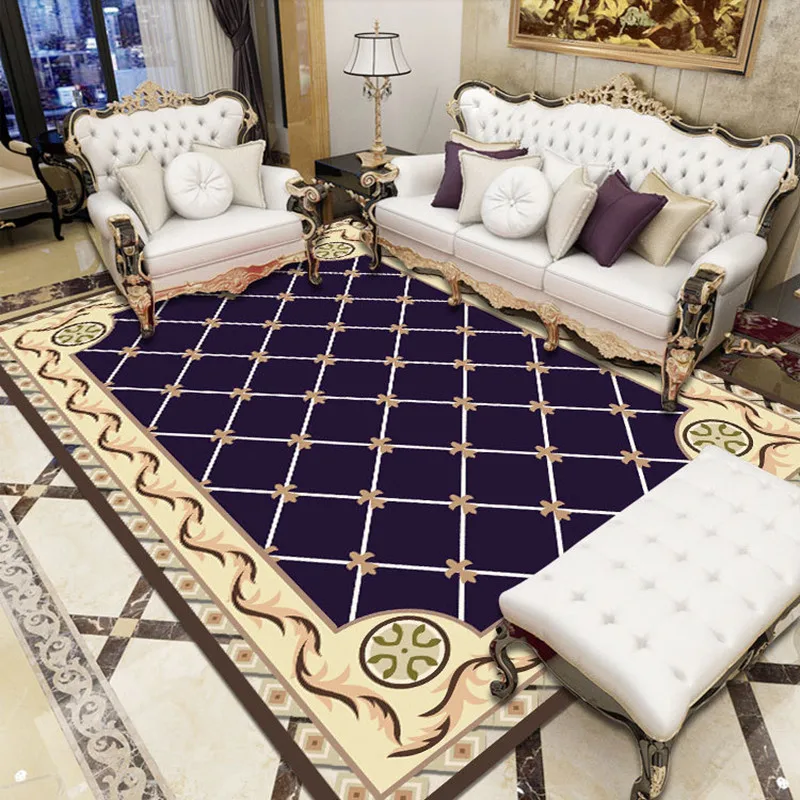 Ковры в американском стиле для домашнего декора гостиной, роскошные ковры, прикроватный противоскользящий коврик для пола, современная спальня, роскошный ковер и ковролин