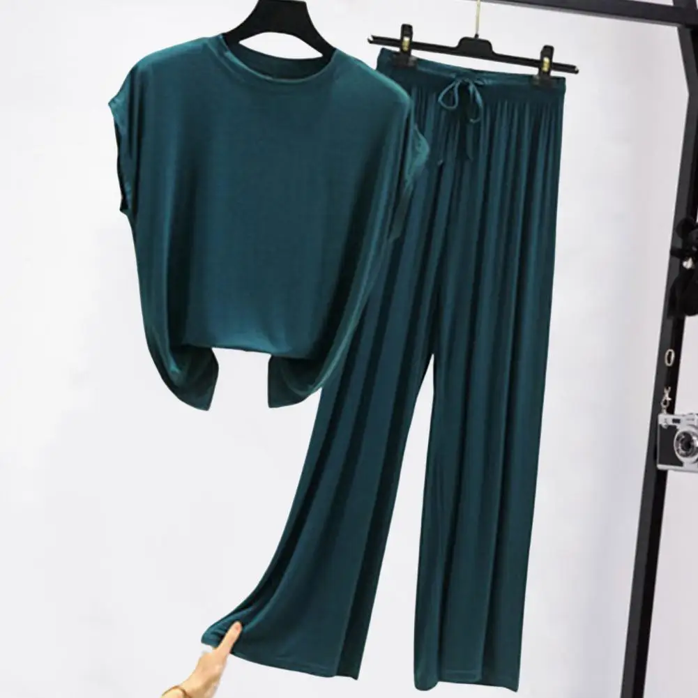 Комплект домашней одежды из двух предметов, однотонная женская летняя пижама, женская одежда