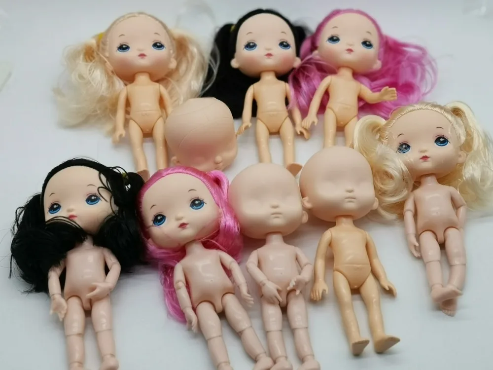 Куклы длиной 16 см, такие как HOLA dolls, можно сделать своими руками, обнаженная кукла без одежды