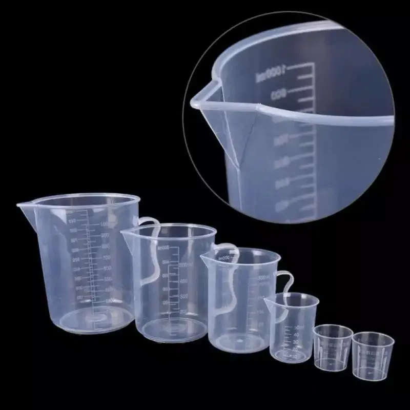 Кухонный мерный стакан объемом 100 МЛ с прозрачными шкалами, разделяющими чашки, Инструменты для изготовления ювелирных изделий из эпоксидной смолы своими руками, Силиконовая мерная чашка