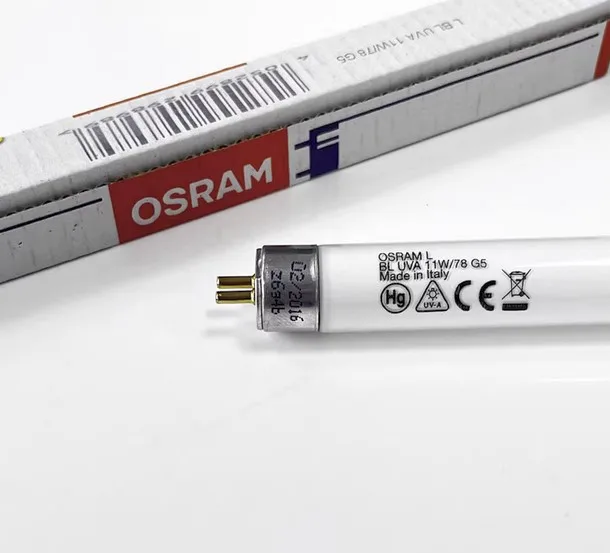 Лампа OSRAM L BL UVA 11W/78 G5 с длиной волны 365 нм, лампа для отверждения UV-A 11W