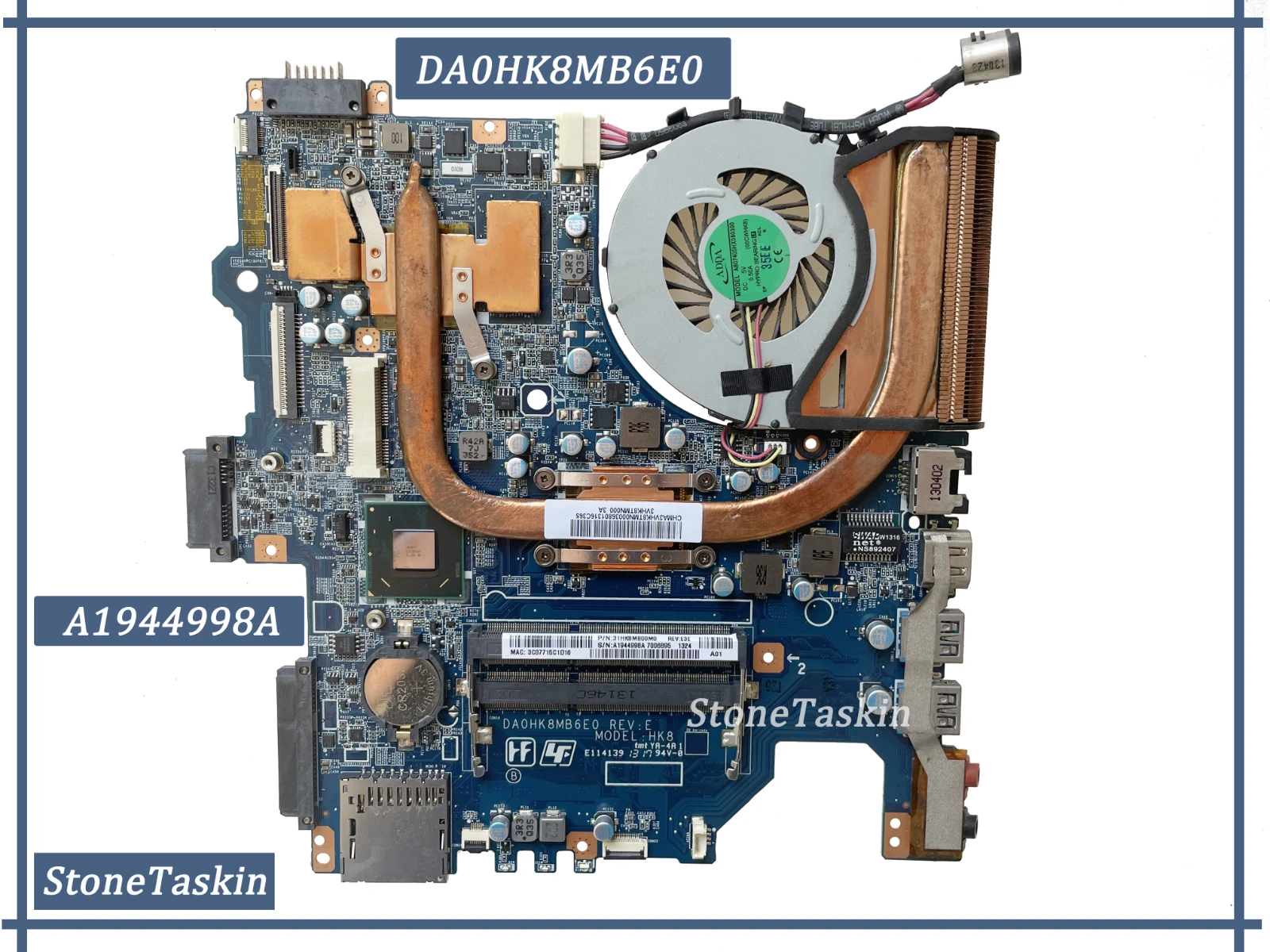 Лучшее значение FRU A1944998A для Sony SVF142 HK8 Материнская плата ноутбука DA0HK8MB6E0 CPU SR0XF I3-3227U GT740M DDR3 RAM 100% Тест