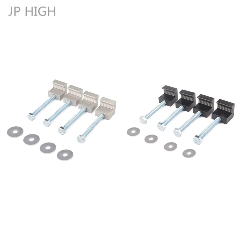 Набор инструментов для пикапа из 4 предметов для крепления поперечного J-образного крепежного зажима Простые в установке приспособления для ящиков для инструментов для грузовиков