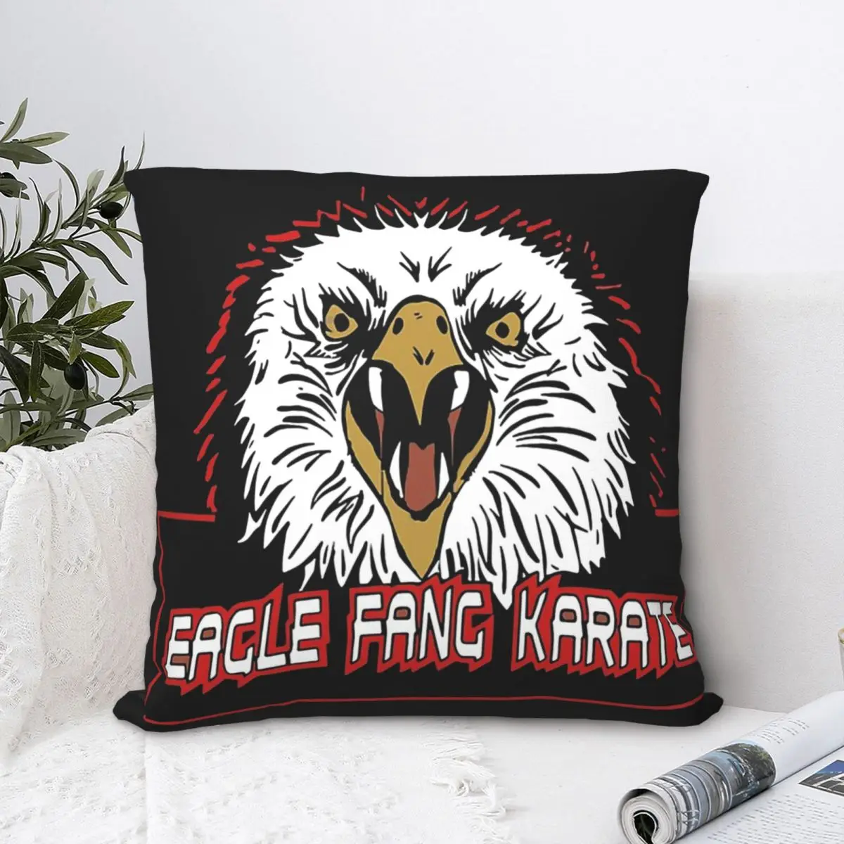 Наволочка с логотипом Eagle Fang Karate Cobra Kai Amanda TV Short Plus Чехлы для домашнего дивана, кресла, Декоративного рюкзака