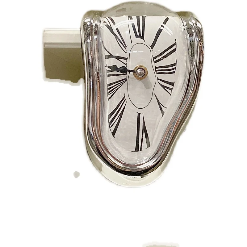 Настенные часы для домашнего декора в саду, настенный хронограф в сюрреалистичном стиле, Литой Сюрреалистичный Подарок