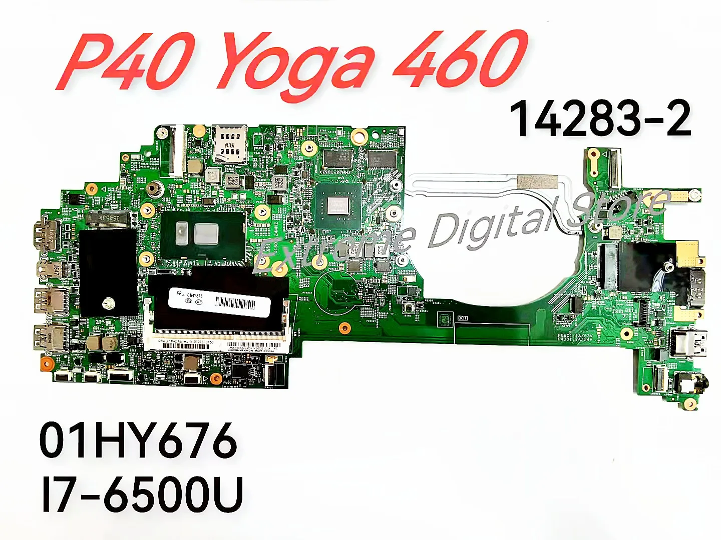 Независимая материнская плата 14283-2 для ноутбука Lenovo YOGA 460 /P40 YOGA Процессор: I7-6500 2G 100% тест В порядке перед отправкой