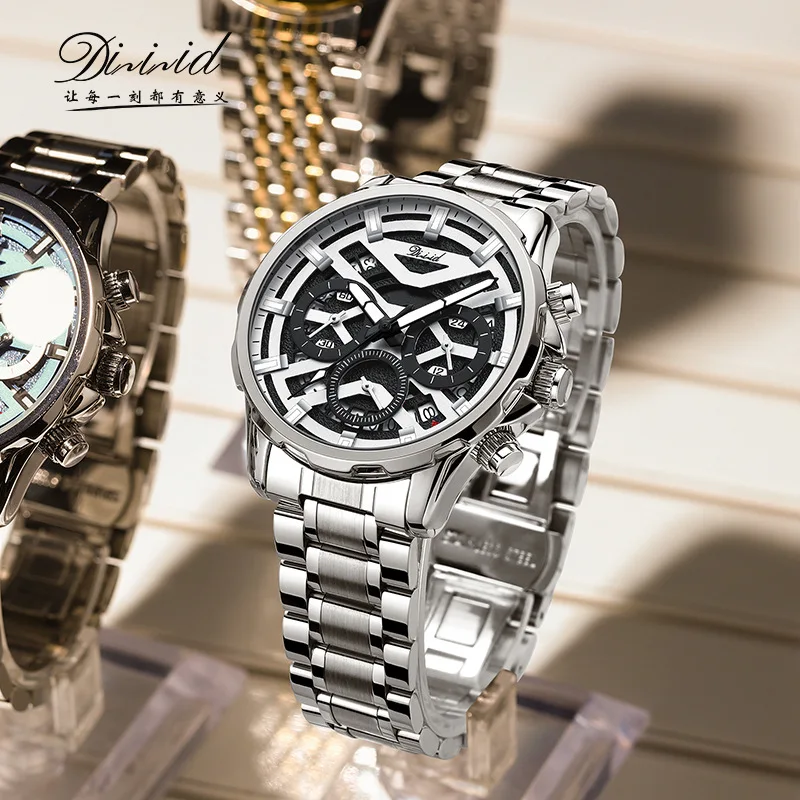 Новые мужские часы Модный тренд часы для мужчин Классические водонепроницаемые кварцевые часы Бизнес класса люкс Мужские наручные часы relogios masculinos