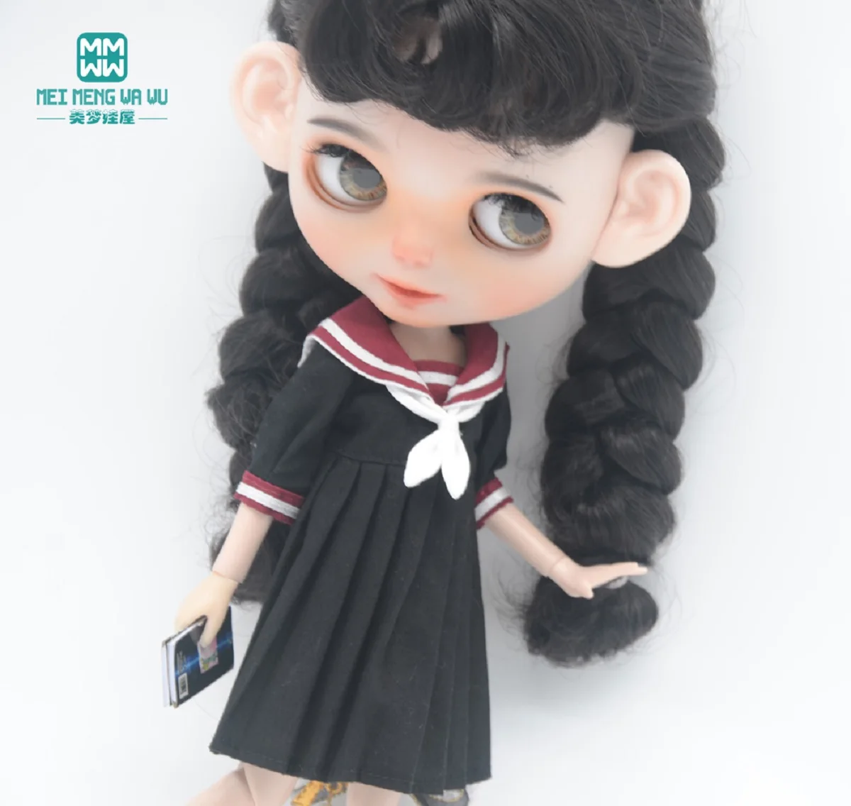 Одежда для кукол, школьная форма, клетчатая юбка для Blyth Azone OB23 OB24, аксессуары для кукол 1/6