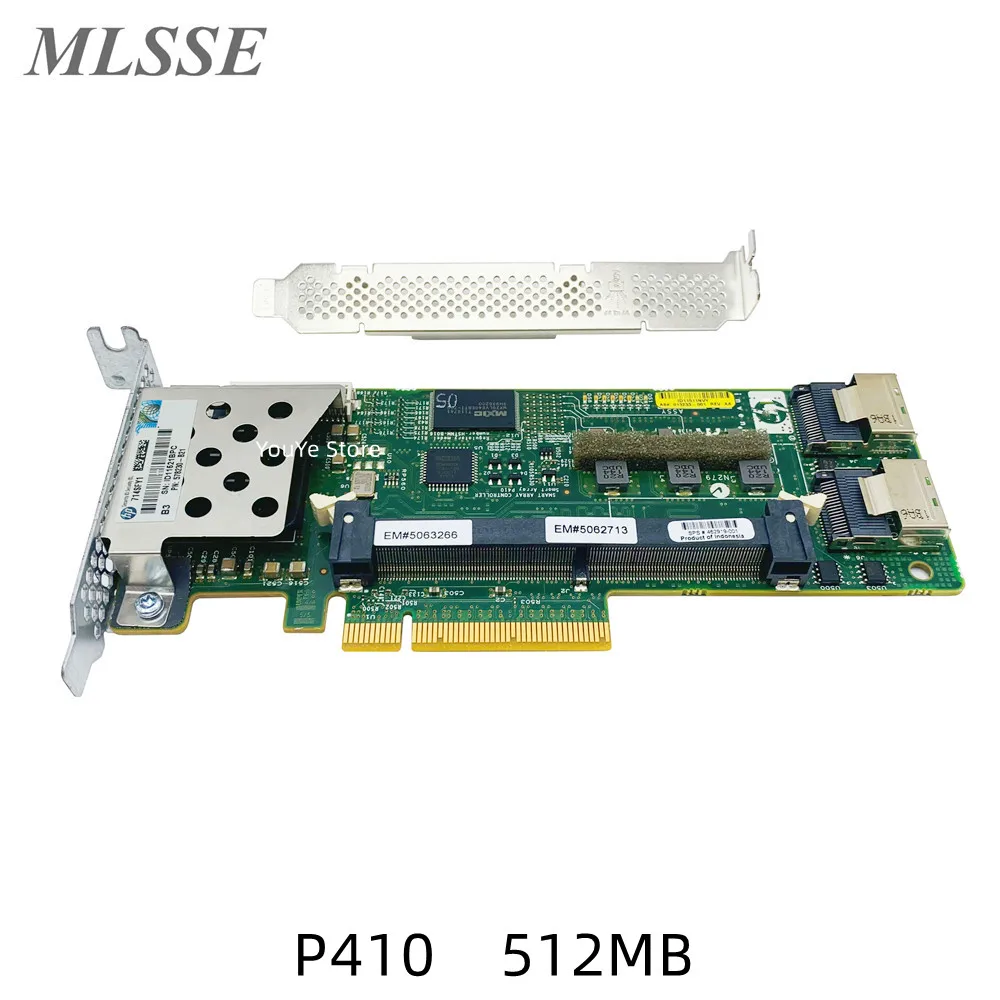 Оригинал для P410 512MB 462919-001 Smart Array SAS SATA RAID-Контроллер Карты FBWC 578882-001 HPK-HSTNM-B016 PCI E RAID Expander