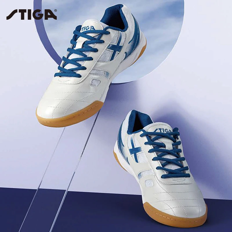 Оригинальные мужские кроссовки для настольного тенниса stiga, дышащие высокоэластичные нескользящие спортивные кроссовки из ЭВА для пинг-понга