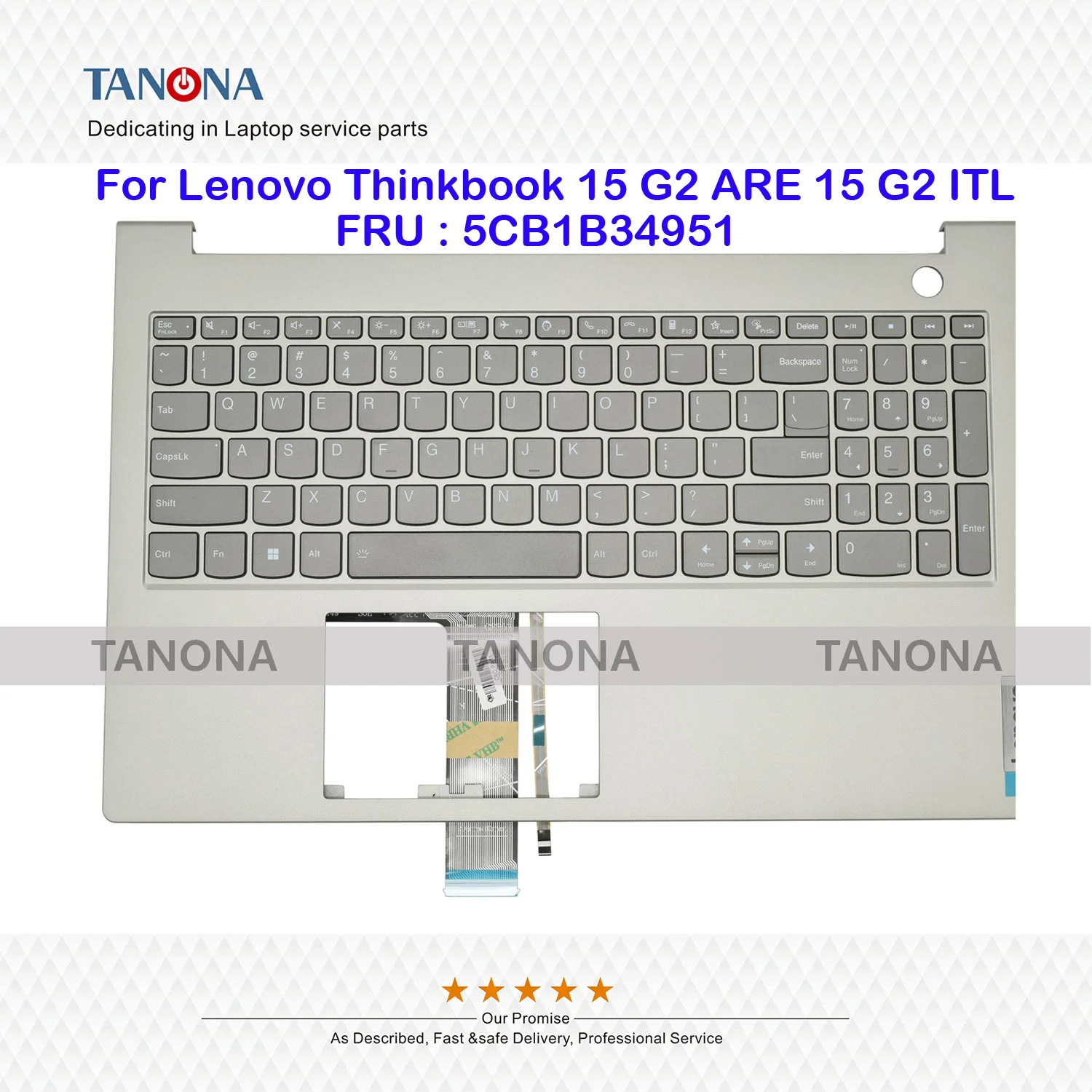 Оригинальный Новый 5CB1B34951 AP2XE000H00 Серый Для Lenovo Thinkbook 15 G2 ARE 15 G2 ITL Упор Для Рук Верхний Регистр с Клавиатурой с подсветкой США