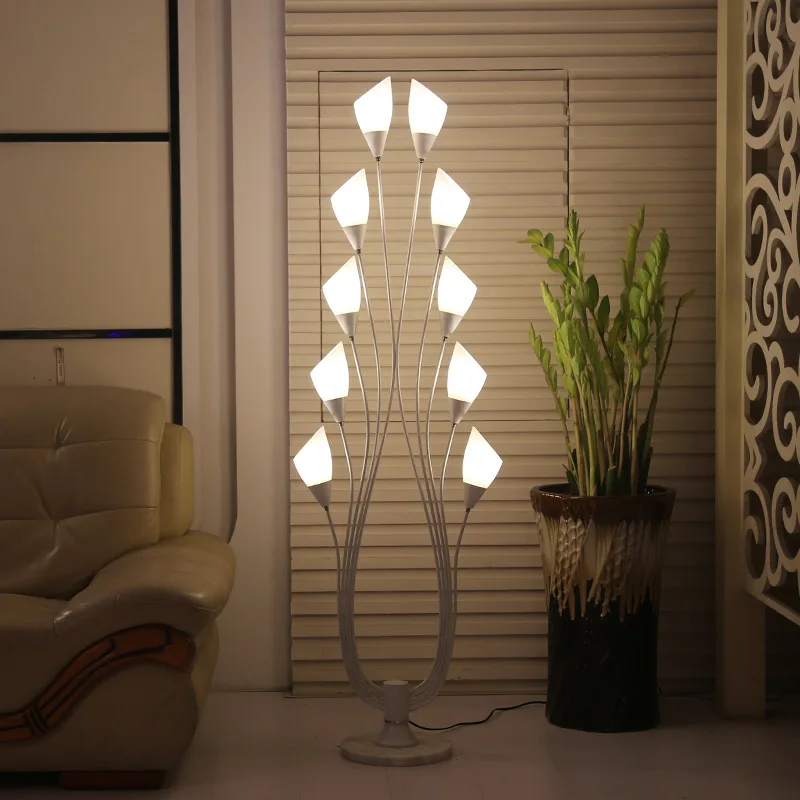 Ретро Металлические акриловые торшеры Wind LED 2023, домашний декор для гостиной, Стоячие светильники, внутреннее освещение, лампы для спальни и гостиной
