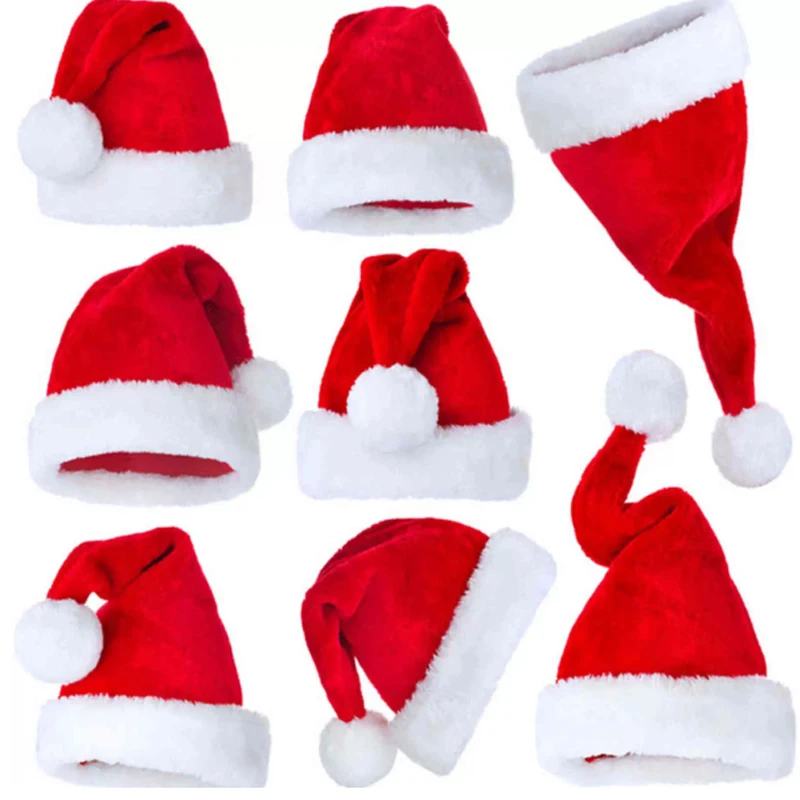 Рождественская Шляпа Новый Год Navidad Снеговик Лось Санта Клаус Шапки Для Детей Дети Взрослые Рождественские Подарочные Украшения Рождественская шапка оптом