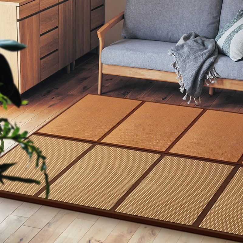 Складной коврик-татами толщиной 4,5 см, матрас-футон из натурального ротанга в японском стиле для каркаса вашей кровати или напольного коврика для йоги для сна