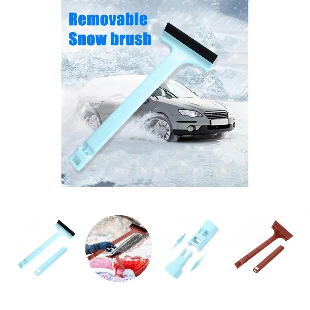 Скребок для размораживания, Компактное широкое лезвие для очистки лобового стекла автомобиля, лопата для снега, совок для снега для автомобиля