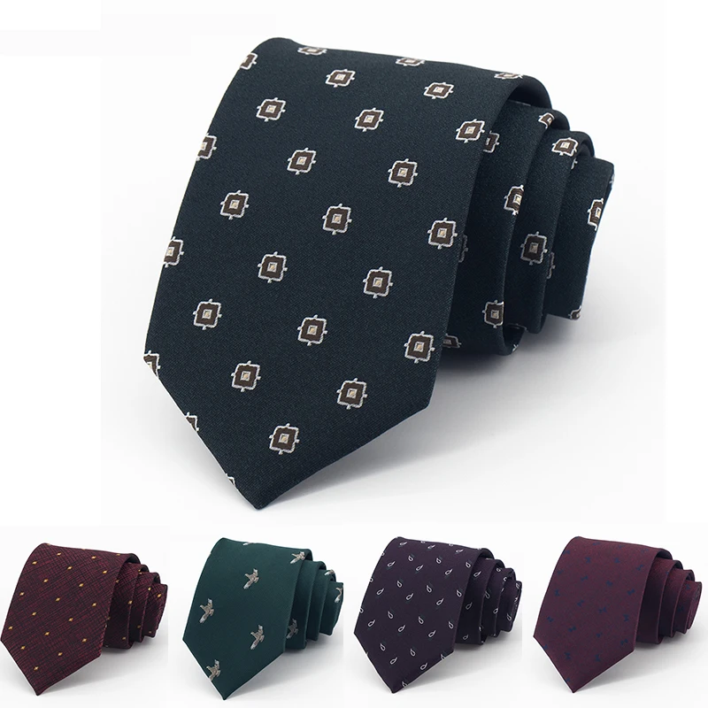 Совершенно Новый Высококачественный деловой галстук шириной 8 см для мужчин, модный формальный галстук Gentelman для вечеринки, свадебной работы с подарочной коробкой