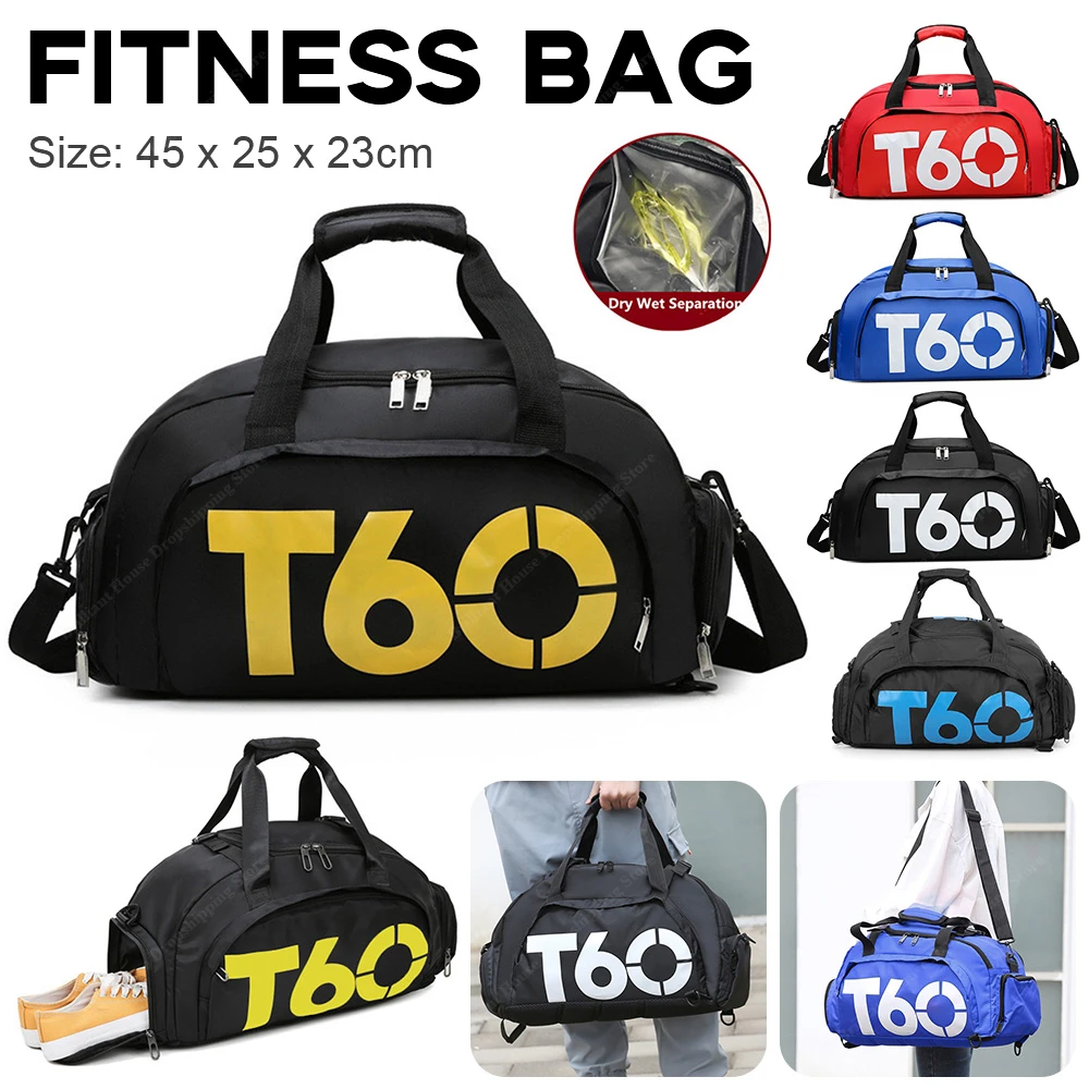 Спортивная сумка, водонепроницаемые спортивные сумки, мужской женский рюкзак для фитнеса, портативный большой емкости, сухая влажная разделительная сумка для занятий фитнесом, йогой и спортом