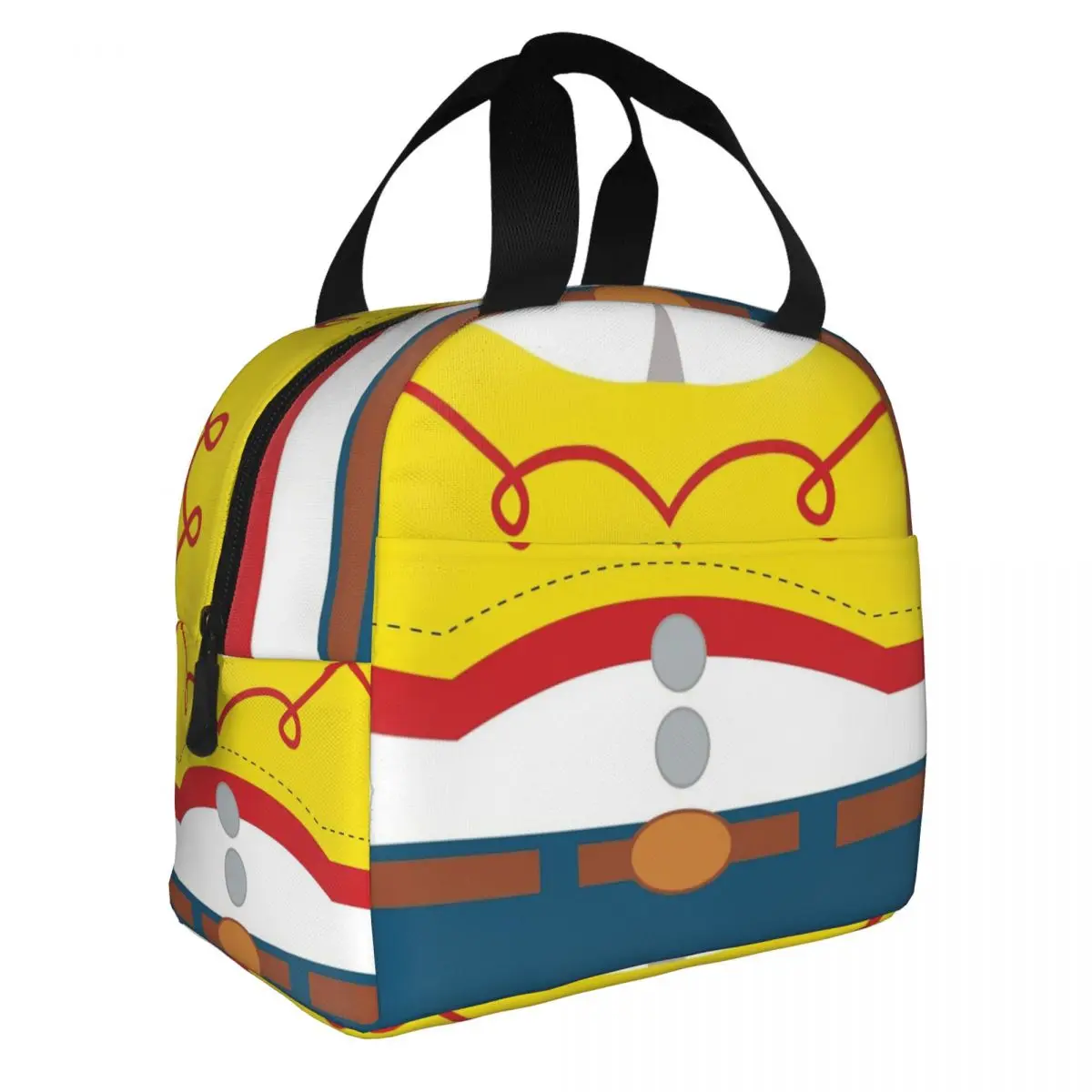 Сумка для ланча Toy Cowgirl Jessie Изолированный Кулер Портативные сумки для школьных обедов из парусины для пикника