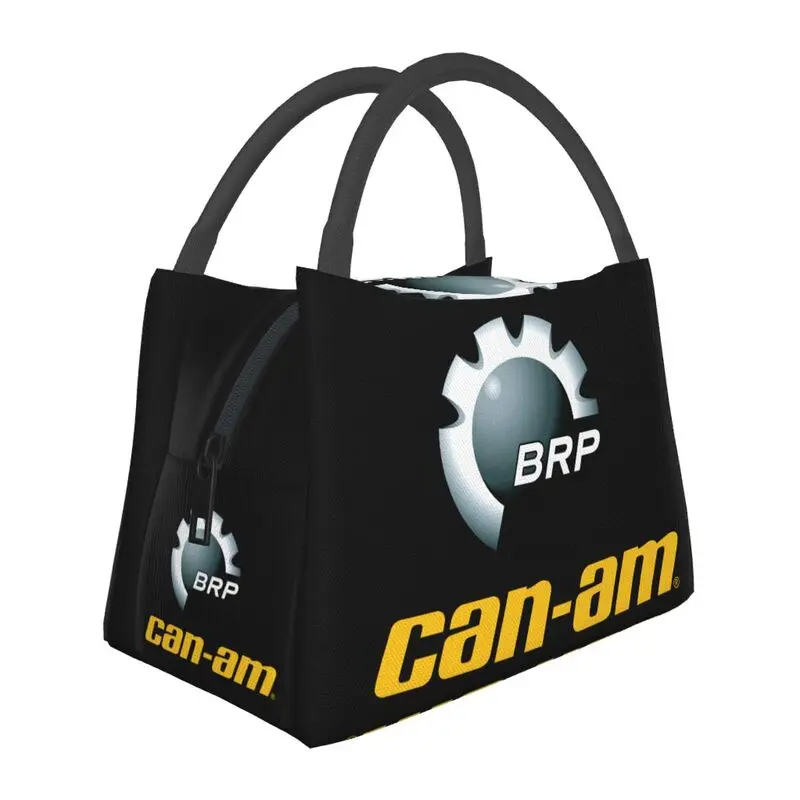 Сумка для ланча с логотипом Can Am BRP ATV с изоляцией для работы, офиса, водонепроницаемый охладитель, термобокс для Бенто, женская
