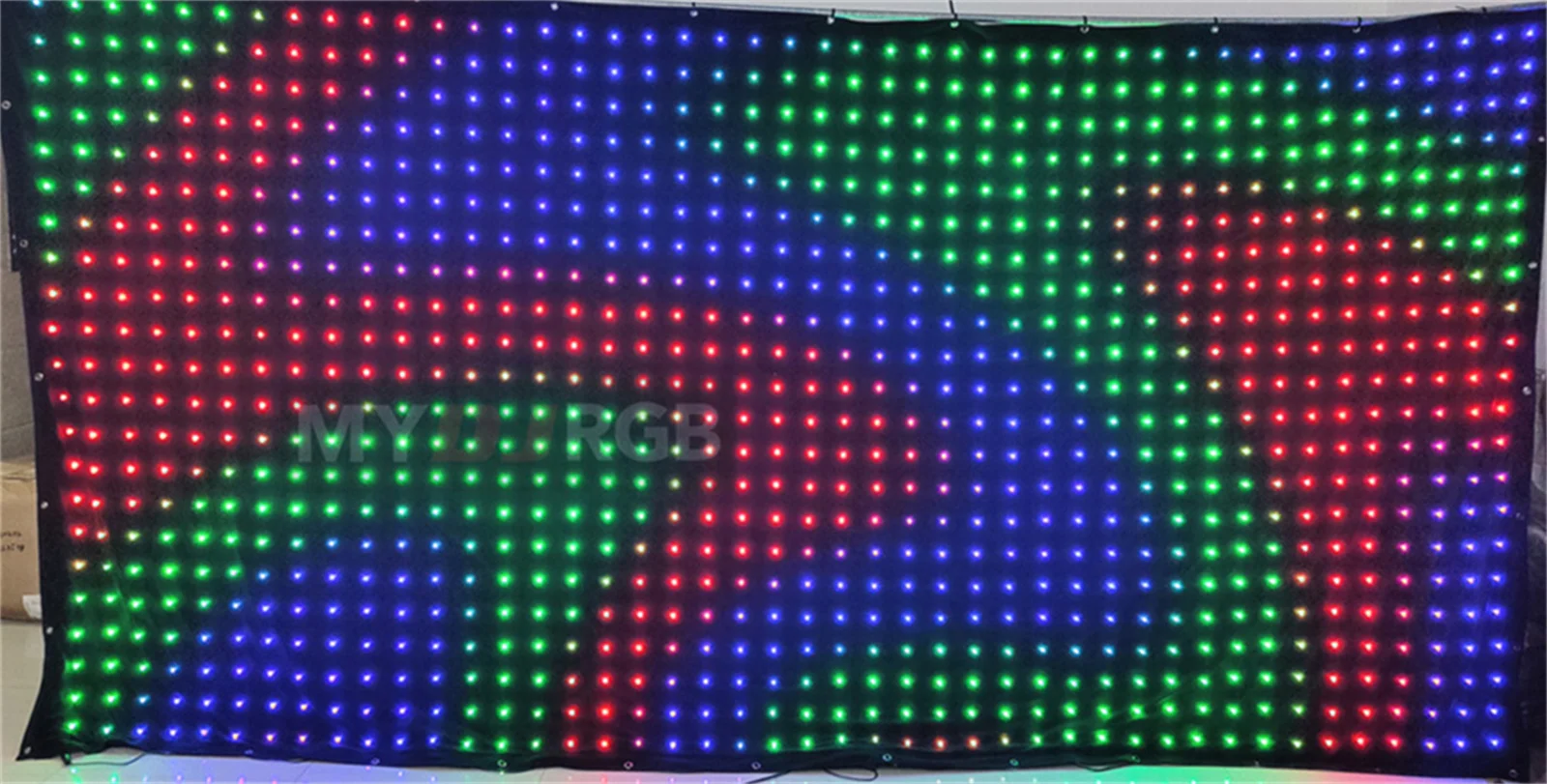 сценическая видеоткань P9 3x5 м, светодиодная шторка DMX-контроля с SD-картой